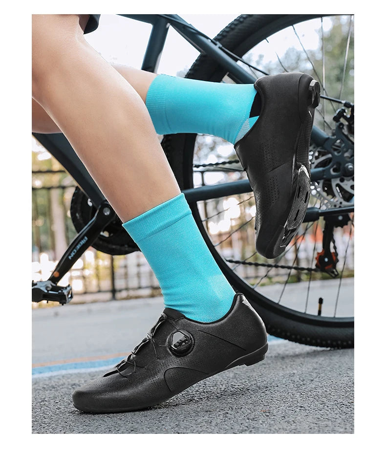 New unisex  leisure road mountain bike riding shoes four season  anti slip comfortable outdoor hard soled off-road riding shoes