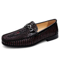 Genuine Leather Men Casual Shoes Luxury Brand Walking Business Shoe Outdoor Footwear Slip on Loafers Handmade Formal Dress Shoes