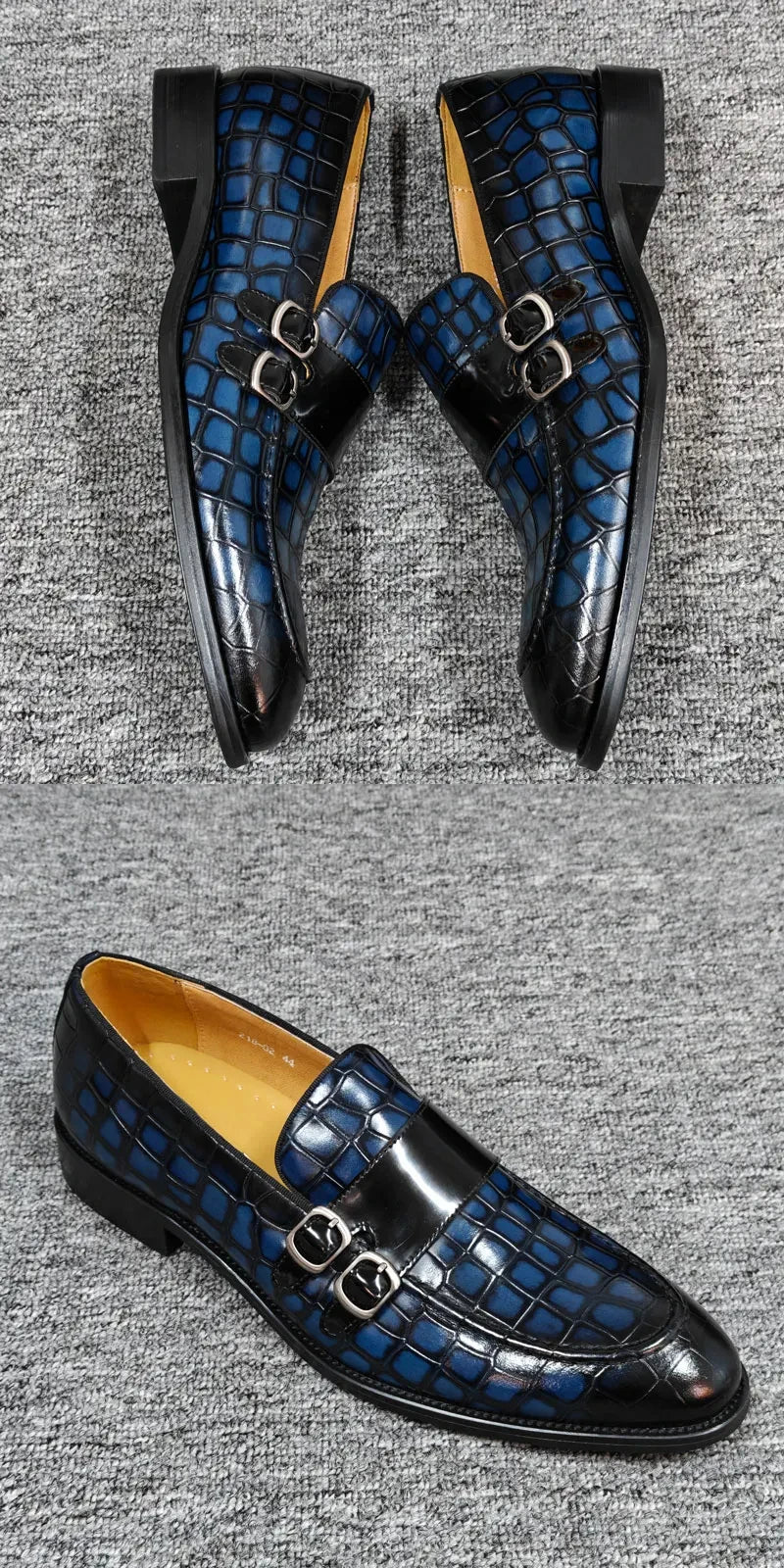 Fashion Leather Buckle Penny Loafers Shoes for Men High Quality Dress Shoe Handmade Daily Casual Shoe Business work Life Wear