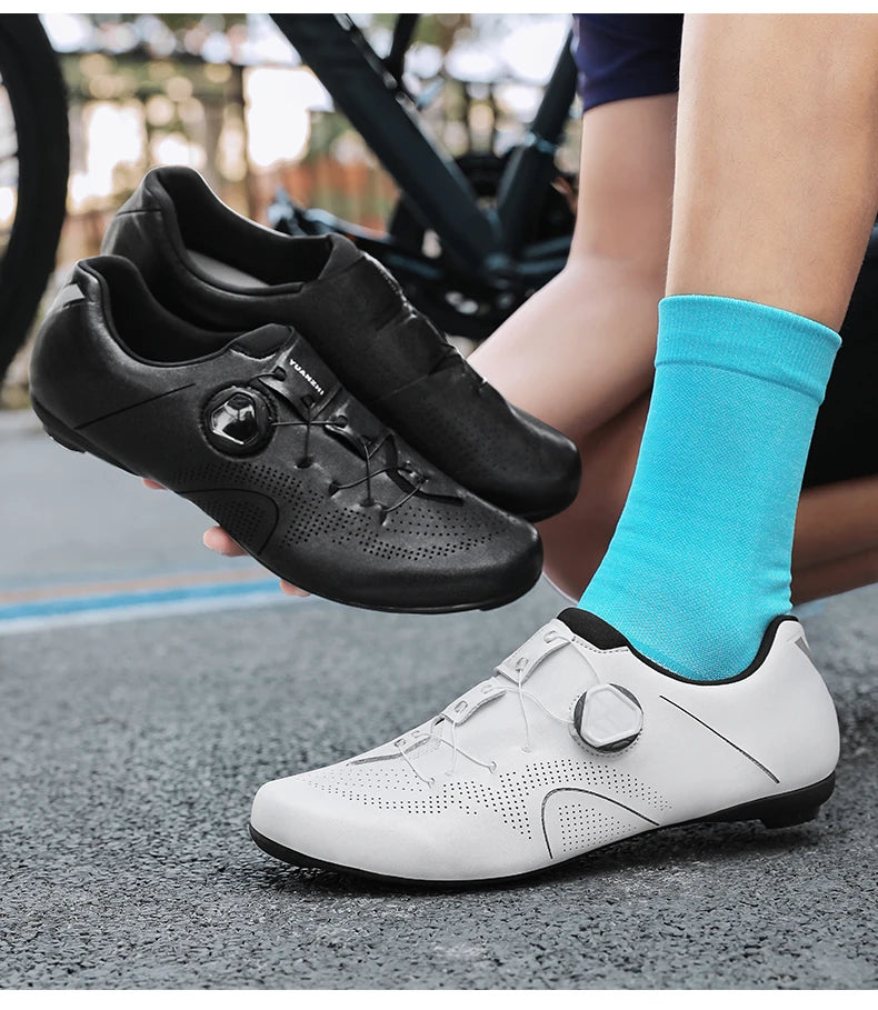 New unisex  leisure road mountain bike riding shoes four season  anti slip comfortable outdoor hard soled off-road riding shoes