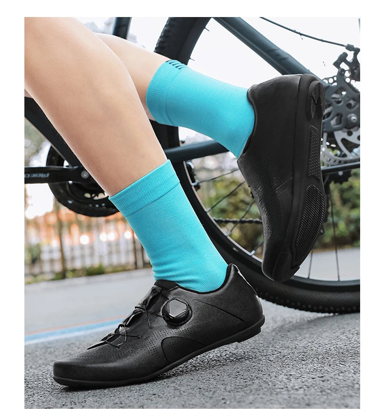 New unisex  leisure road mountain bike riding shoes four season  anti slip comfortable outdoor hard soled off-road riding shoes