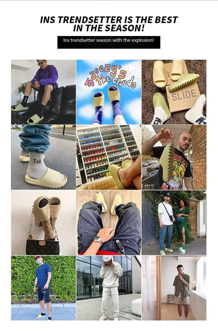 Summer Clogs Fashion Soft Bottom Beach Men Slippers Women's Sandals Nurse Medical Sabot EVA Slides Breathable Shoes