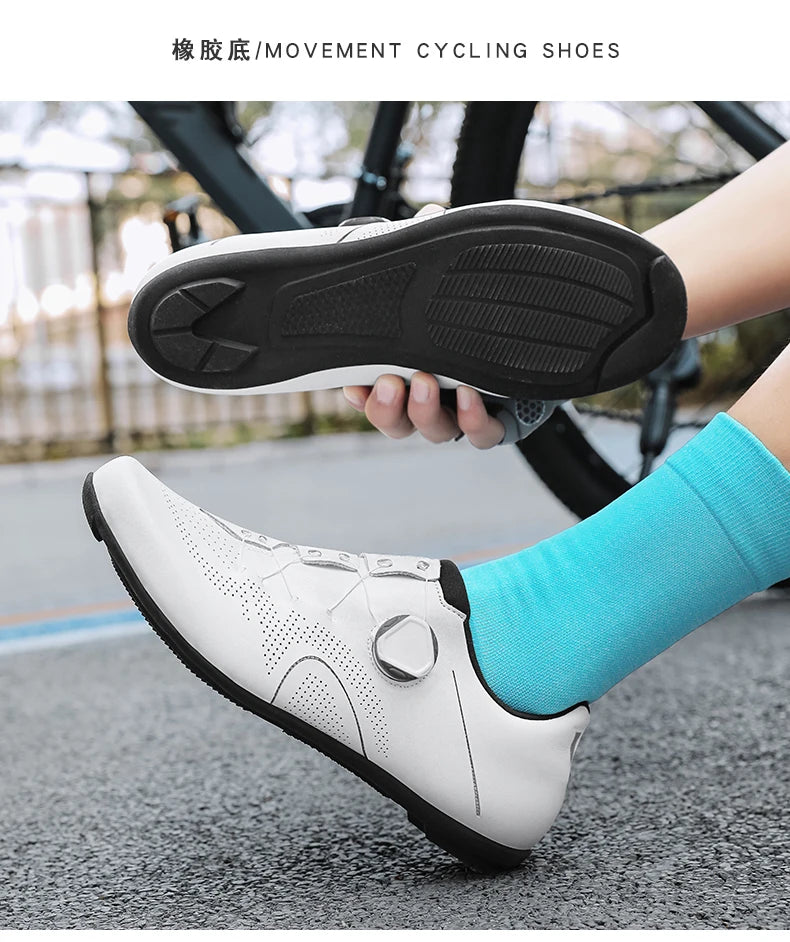 New unisex  leisure road mountain bike riding shoes four season  anti slip comfortable outdoor hard soled off-road riding shoes