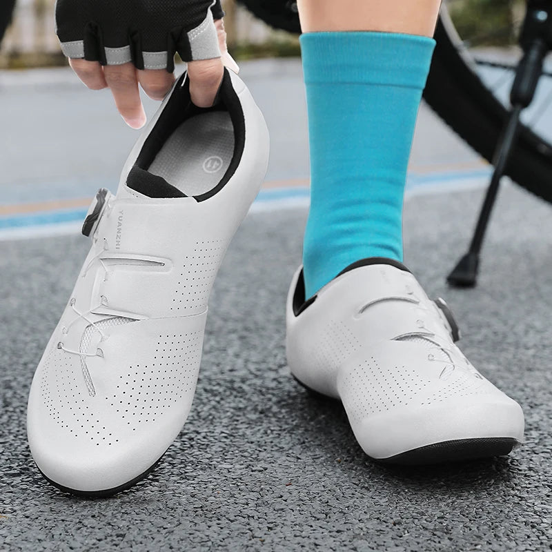 New unisex  leisure road mountain bike riding shoes four season  anti slip comfortable outdoor hard soled off-road riding shoes